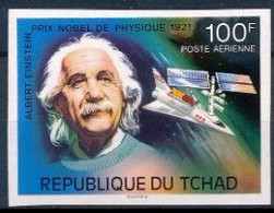 TCHAD SELLO SIN DENTAR IMPERFORATE PREMIO NOBEL FISICA EINSTEIN - Albert Einstein