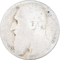 Monnaie, Belgique, 50 Centimes, 1909, B+, Argent, KM:51 - 50 Centimes