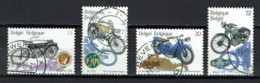 Belgium - COB - Y&T 2615/18 - Motocyclettes Belges Anciennes, Minerva, FN, Gillet, La Mondiale - Used Stamps