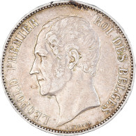 Monnaie, Belgique, Leopold I, 5 Francs, 5 Frank, 1851, TTB, Argent, KM:17 - 5 Francs