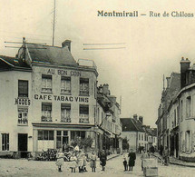 Montmirail * Débit De Tabac Tabacs TABAC Café Vins AU BON COIN , Rue De Châlons * Zinguerie REUDUT - Montmirail