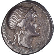 Monnaie, Herennia, Denier, 108-107 BC, Rome, TTB, Argent, Crawford:308/1a - Repubblica (-280 / -27)