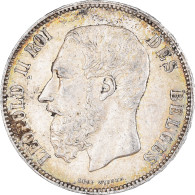 Monnaie, Belgique, Leopold II, 5 Francs, 5 Frank, 1875, TB+, Argent, KM:24 - 5 Francs