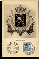 Lion Héraldique - CM Du N° 841  Obl. WOLUWE 15/04/1951 - 1951-1960