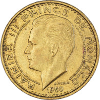 Monnaie, Monaco, Rainier III, 50 Francs, Cinquante, 1950, Paris, TTB+ - 1949-1956 Francos Antiguos