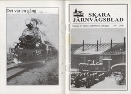 Magazine Skara Järnvägsblad 2000 N1 Tidning Fur Skara Lundsbrunns Järnvägar - En Suédois - Zonder Classificatie