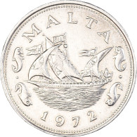 Monnaie, Malte, 10 Cents, 1972, British Royal Mint, TTB+, Cupro-nickel, KM:11 - Malte