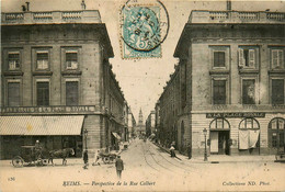 Reims * Perspective De La Rue Colbert * Pharmacie De La Place Royale - Reims