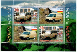 South Ossetia . EUROPA CEPT 2013. History Of Post Transport . S/S - 2013
