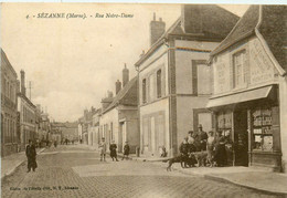 Sézanne * Rue Notre Dame * Commerce Magasin Charcuterie Comestibles Bouillons - Sezanne