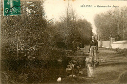 Sézanne * 1907 * Lavoir Laveuses * Ruisseau Des Anges * Lavandières Blanchisseuses - Sezanne