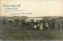 Ste Ménehould * Carte Photo Aviation * 13 Mars 1913 * Aviateur MAYEUX * Avions * Photographe OBERLAENDER - Sainte-Menehould