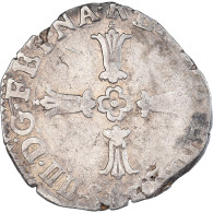 Monnaie, France, Henri IV, 1/8 Ecu, La Rochelle, TB, Argent, Duplessy:1225 - 1589-1610 Henry IV The Great