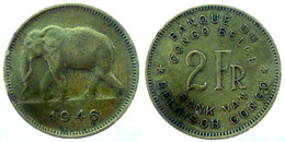 Congo Belge - 2 Francs 1946 (9237-04) - 1945-1951: Regency