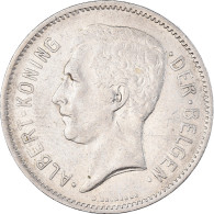 Monnaie, Belgique, Albert I, 5 Francs, 5 Frank, 1932, Bruxelles, TTB+, Nickel - 5 Francs & 1 Belga