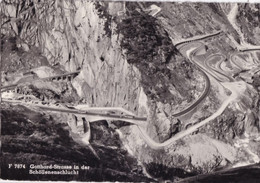 Gotthard - Strasse In Der Schollenenschlucht - Formato Piccolo Viaggiata – FE170 - Saint-Luc
