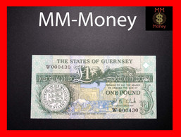 GUERNSEY  1 £   2002  P. 52  "sig. D.M.Clark"    *low Serial  000430*    UNC - Guernsey