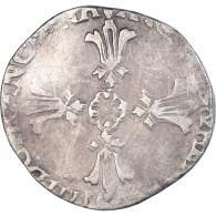 Monnaie, France, Henri IV, 1/4 Ecu, Rennes, TB+, Argent, Duplessy:1224 - 1589-1610 Henri IV Le Vert-Galant