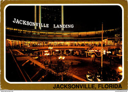 Florida Jacksonville Night View Of Jacksonville Landing Marketplace 1998 - Jacksonville