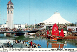 Washington Spokane World's Fair Expo'74 Tower United States Pavilion And Northwest Orient - Spokane