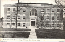 Iowa Des Moines Conservatory Of Music Drake University 1913 - Des Moines