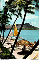 Hawaii Waikiki Beach Showing Diamond Head - Honolulu