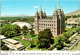 Utah Salt Lake City Temple Square Showing Mormon Temple - Salt Lake City