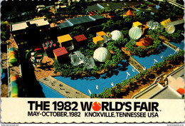 Tennessee Knoxville 1982 World's Fair Aerial Vew - Knoxville