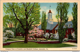 Pennsylvania Lancaster Campus View At Franklin And Marshall College Curteich - Lancaster