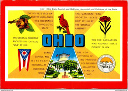 Ohio State Capitol McKinley Memorial And Emblems Of The State - Columbus