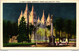 Utah Salt Lake City At Night - Salt Lake City