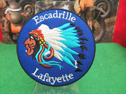 Escadrille Lafayette à Coudre Ou à Coller Au Fer à Repasser ( 90 Mm ) - Ecussons Tissu