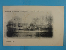 Pensionnat Des Dames De Saint-Charles Péruwelz-Bon-Secours L'étang Et L'île - Péruwelz