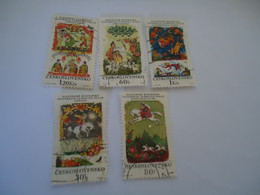 CZECHOSLOVAKIA USED STAMPS PAINTING PAINTINGS - ...-1918 Prephilately