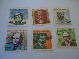 CZECHOSLOVAKIA USED  STAMPS   FAMOUS PEOPLES - ...-1918 Prephilately