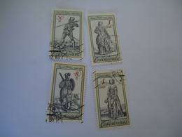 CZECHOSLOVAKIA USED STAMPS PAINTING PAINTINGS - ...-1918 Préphilatélie