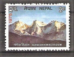 Nepal Mi.Nr. 323 ** Touristenziele Nepals 1975 / Berg Ganesh Himal (7406 M) - Nepal
