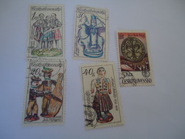 CZECHOSLOVAKIA USED  STAMPS  CULTURE ARTS - ...-1918 Vorphilatelie