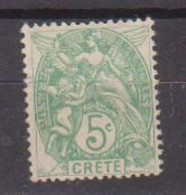 CRETE     N°  YVERT  :  N° 5 NEUF AVEC  CHARNIERES      ( CH   2/02) - Unused Stamps