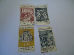 CZECHOSLOVAKIA USED STAMPS BUILDING - ...-1918 Prefilatelia