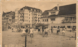 Volleyball Sur La Plage De La Panne De Panne Belgique Splendid Hotel Kursaal Envoi Koksijde à Lambersart Nord - Pallavolo