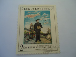 CZECHOSLOVAKIA USED STAMPS PAINTING PAINTINGS - ...-1918 Prephilately