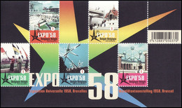 BL158**(3804/3808) - Expo ‘58 - Hôtesses/Hostessen - Pavillon / Paviljoen: URSS & Thaïland(e) - Atomium - 1958 – Brüssel (Belgien)