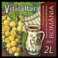 Romania 2021 / Viticulture, Joint Issue Romania-Moldova / Set 2 Stamps - Ungebraucht
