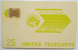 Djibouti 25 Unit Chip Card - Djibouti