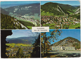 Fleurier Val De Travers - Chapeau De Napoléon,St. Sulpice, Fleurier Vu Du Tunnel, College Régional - (Suisse/Schweiz/CH) - Fleurier