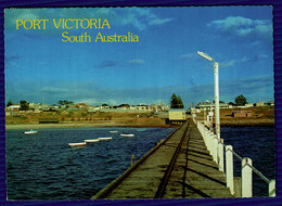 Ref 1557 - C 1991 Postcard - Port Victoria From The Pier - South Australia - 90c Rate To UK - Otros & Sin Clasificación