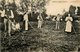 Ménil Sur Saulx * La Fenaison * Thème Scène Agricole Foins Agriculture - Other & Unclassified