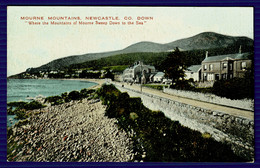 Ref 1557 -  Early Postcard - Newcastle - County Down Ireland - Mourne Mountains - Down