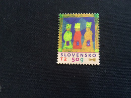Slovaquie 2016 Oblitéré Yvert 703 Poste De NOEL Christmas Dessin D'enfant De Komarno : Les Rois Mages - Used Stamps